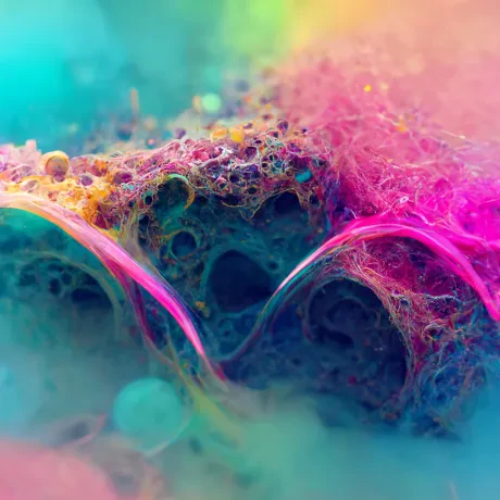 "Prismatic Dreamscapes: Enchanted Symphony"