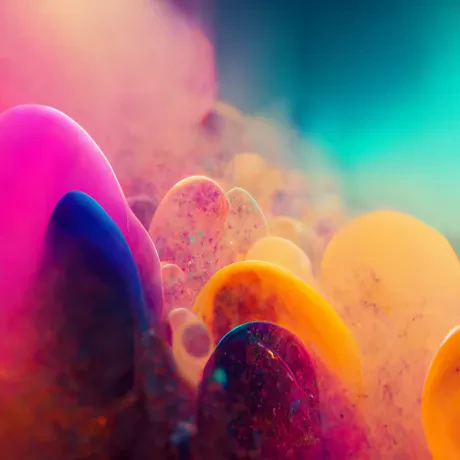 Whimsical Orbs in Dreamlike Symphony