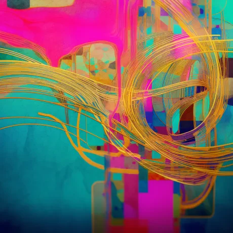Kaleidoscopic Symphony: Vibrant Geometry