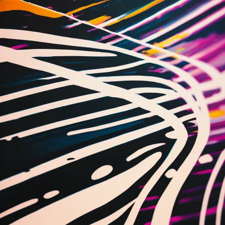 Luminescent Symphony: Abstract Echoes