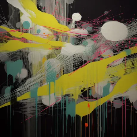 "Euphonic Chaos: Color's Ballet"