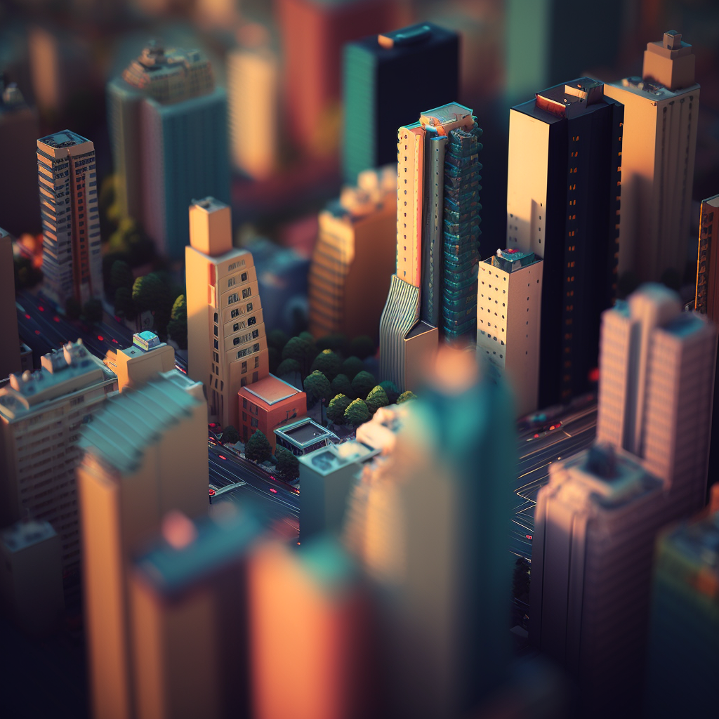 Chroma Skies: Urban Symphony in Motion