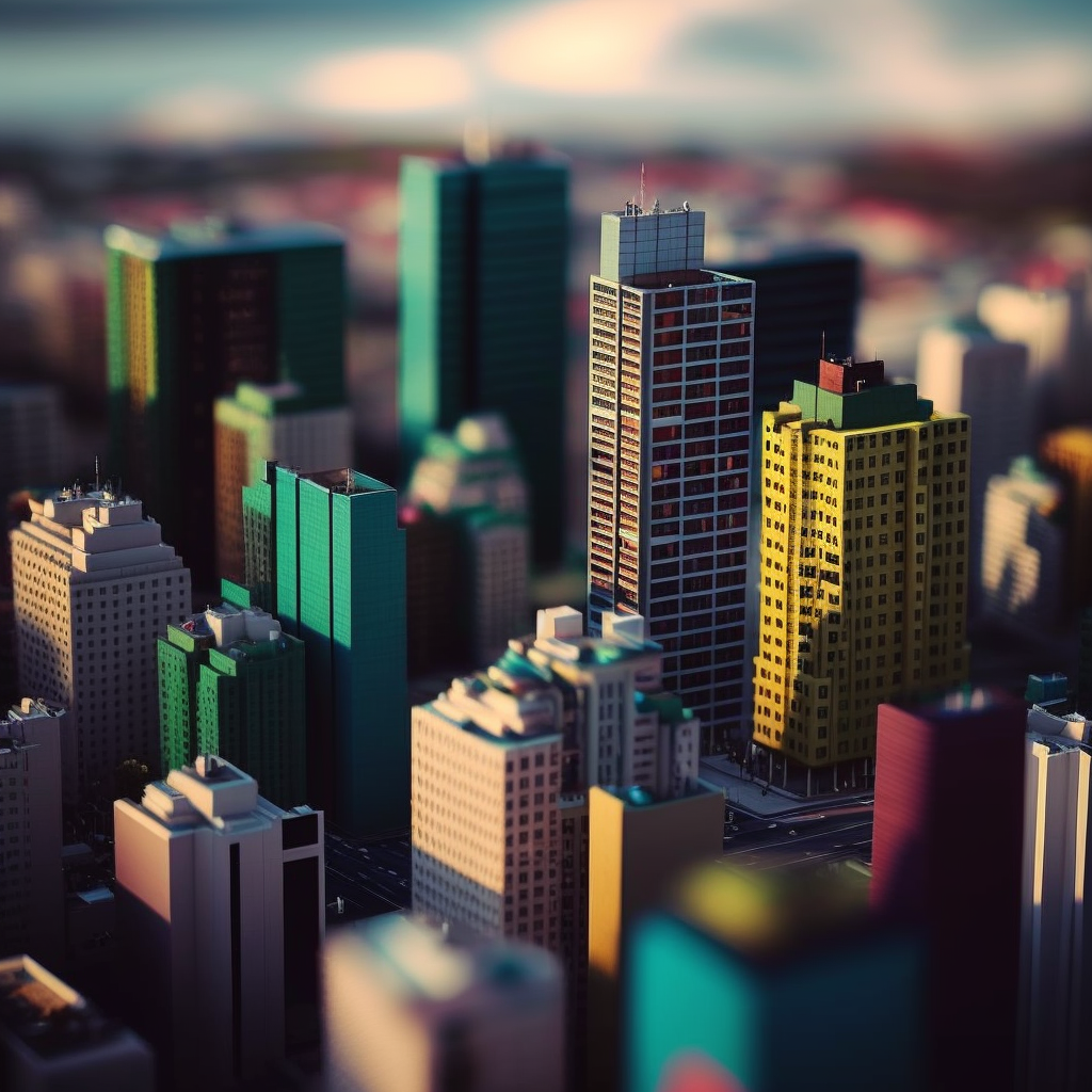 Vivid Echoes: A Miniature Urban Symphony