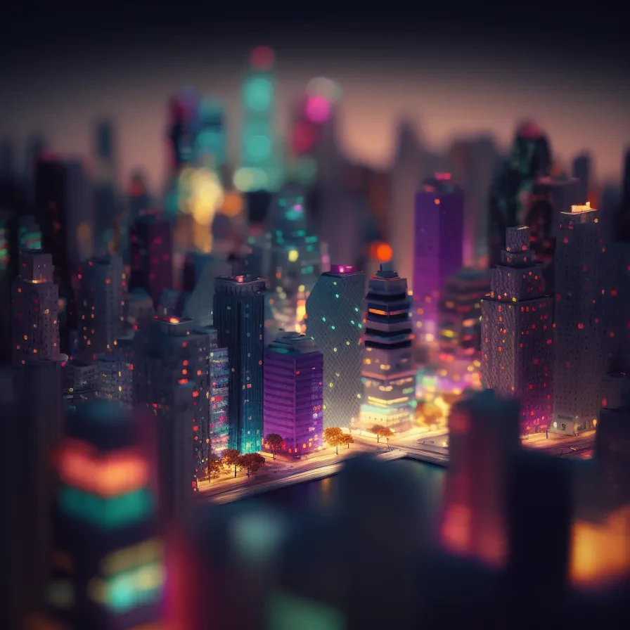 Neon Reverie: Pixelated Rhythms of the Night