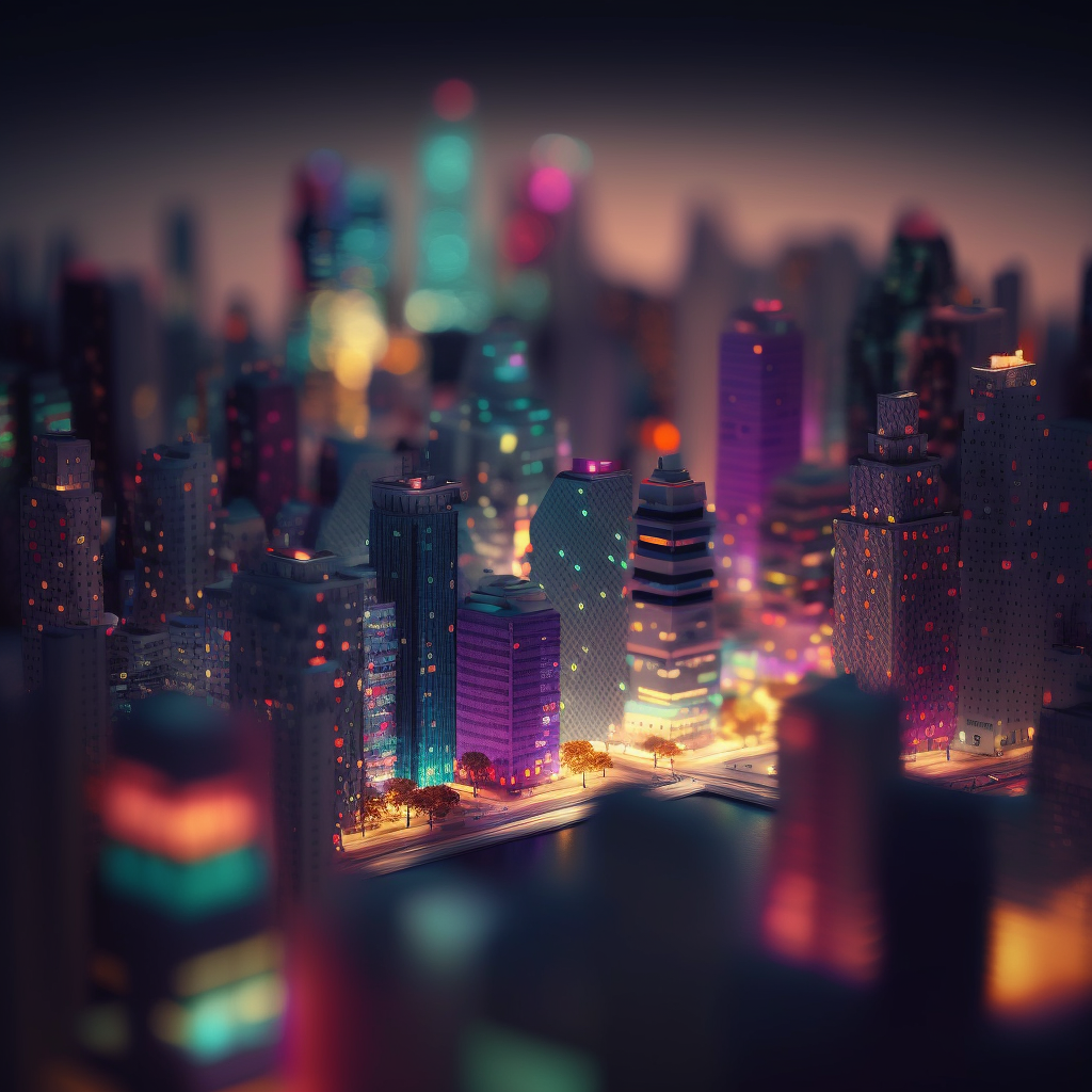 Neon Reverie: Pixelated Rhythms of the Night