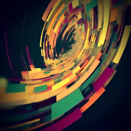 Prismatic Reverie: Rhythms Unfold