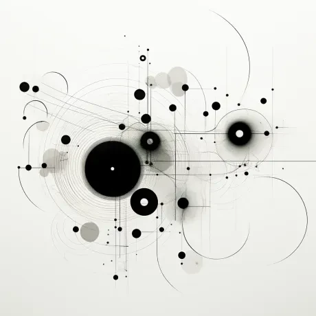 Monochrome Kinetics: Cosmic Choreography