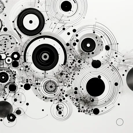 Monochrome Kinetics: Cosmic Choreography