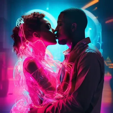 Ethereal Neon Whispers