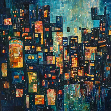 Neon Echoes: City Rhythms