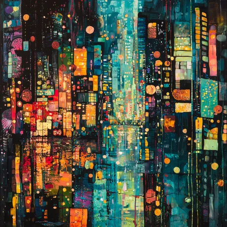 Urban Neon Reverie