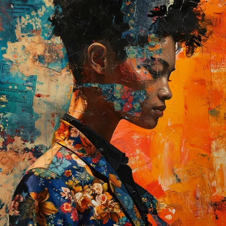 Whirlwind Muse in Kaleidoscopic Serenity
