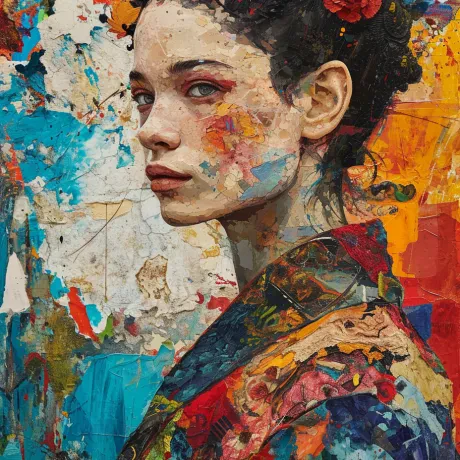 Whispers of Kimonos: A Kaleidoscope Gaze