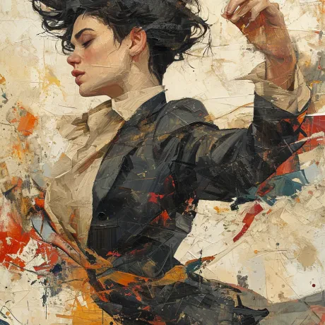Whirlwind Reverie: Symphony of Color and Mystery