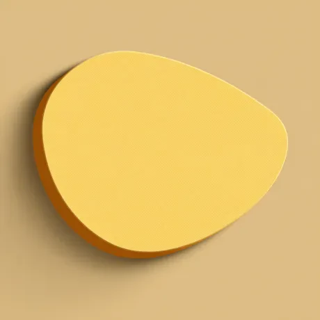 Radiant Oval: Dance of Light and Shadow