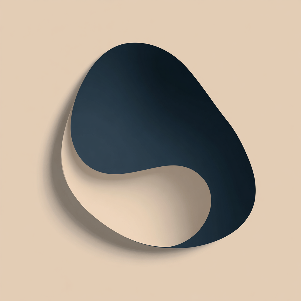 Midnight Whirl: Geometric Elegance Unfurled