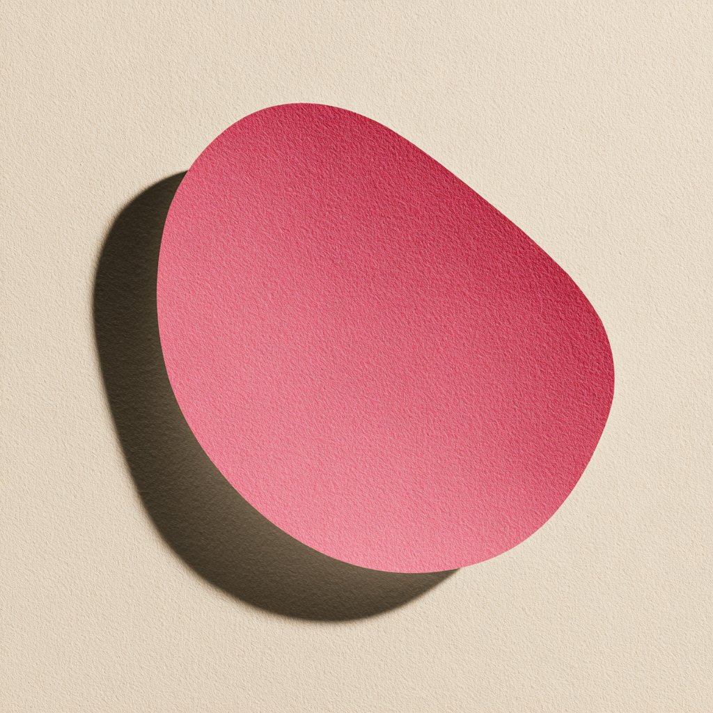 Oval Euphoria: Serenity in Bold Solitude