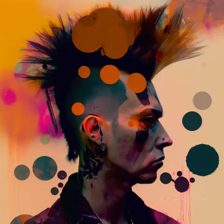 Rebel's Kaleidoscope: Symphony of Intensity