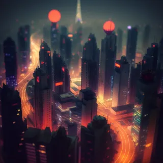 Lunar Reveries: Urban Luminance