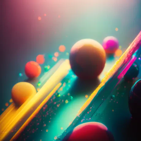 Ethereal Orbits: Cosmic Ballet