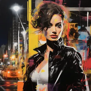 Nocturnal Whispers: Urban Mystique