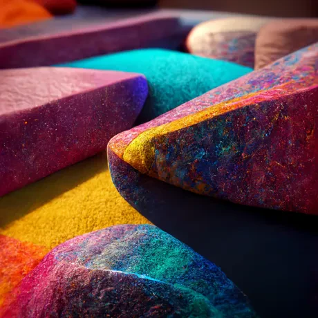 Celestial Whispers: Chromatic Ballet