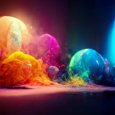 "Kaleidoscopic Symphony of Spheres"
