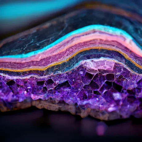 Amethyst's Celestial Canvas